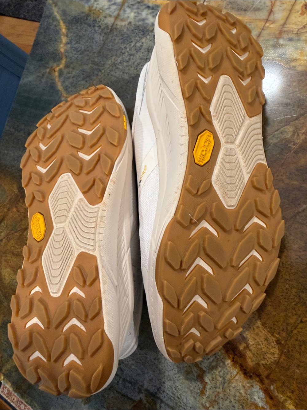Hoka Transport Women’s White / tan Lightweight Running Sneakers size 10B - Picture 7 of 14